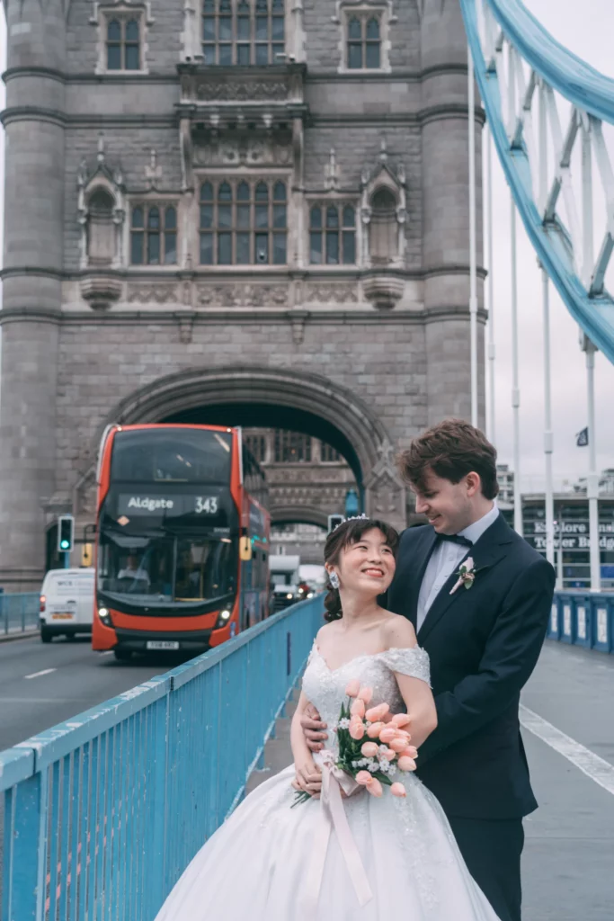 ロンドン 前撮り ウエディングフォト Tower Bridge / タワーブリッジ 03