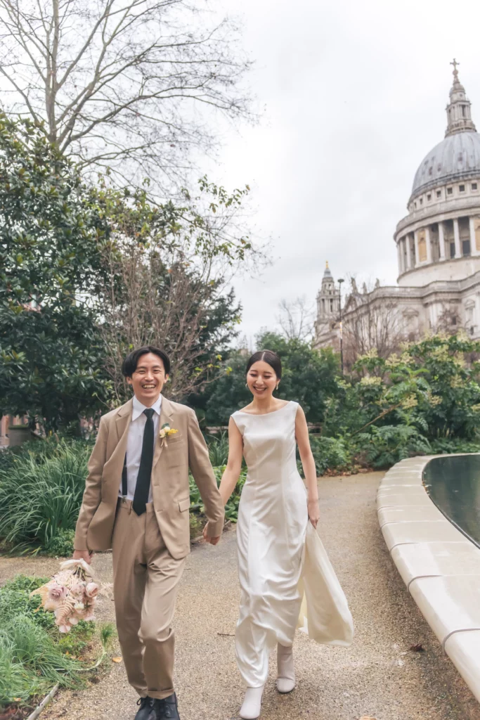 ロンドン 前撮り ウエディングフォト St Paul's Cathedral / セントポール 05