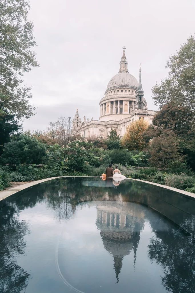 ロンドン 前撮り ウエディングフォト St Paul's Cathedral / セントポール 03