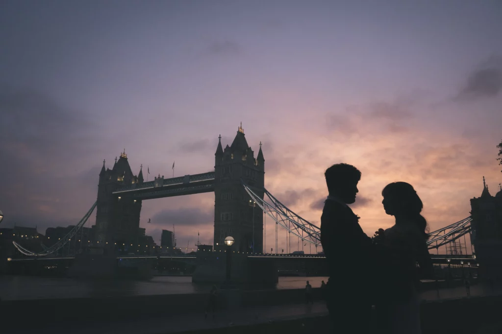 ロンドン 前撮り ウエディングフォト Night Photo / ナイトフォト 01