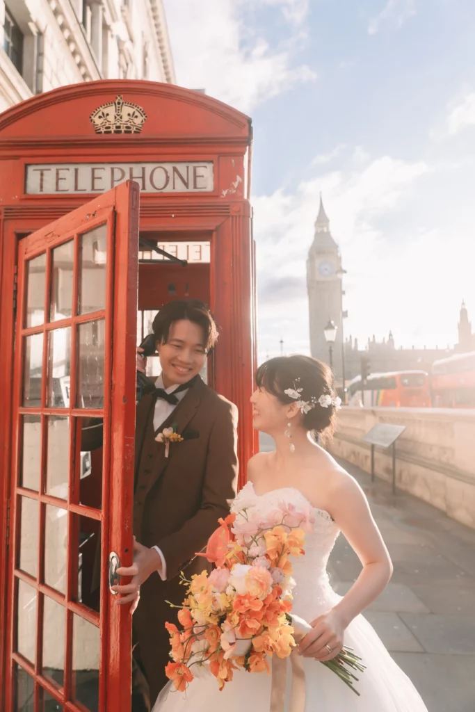 ロンドン 前撮り ウエディングフォト BigBen / ビッグベン 14