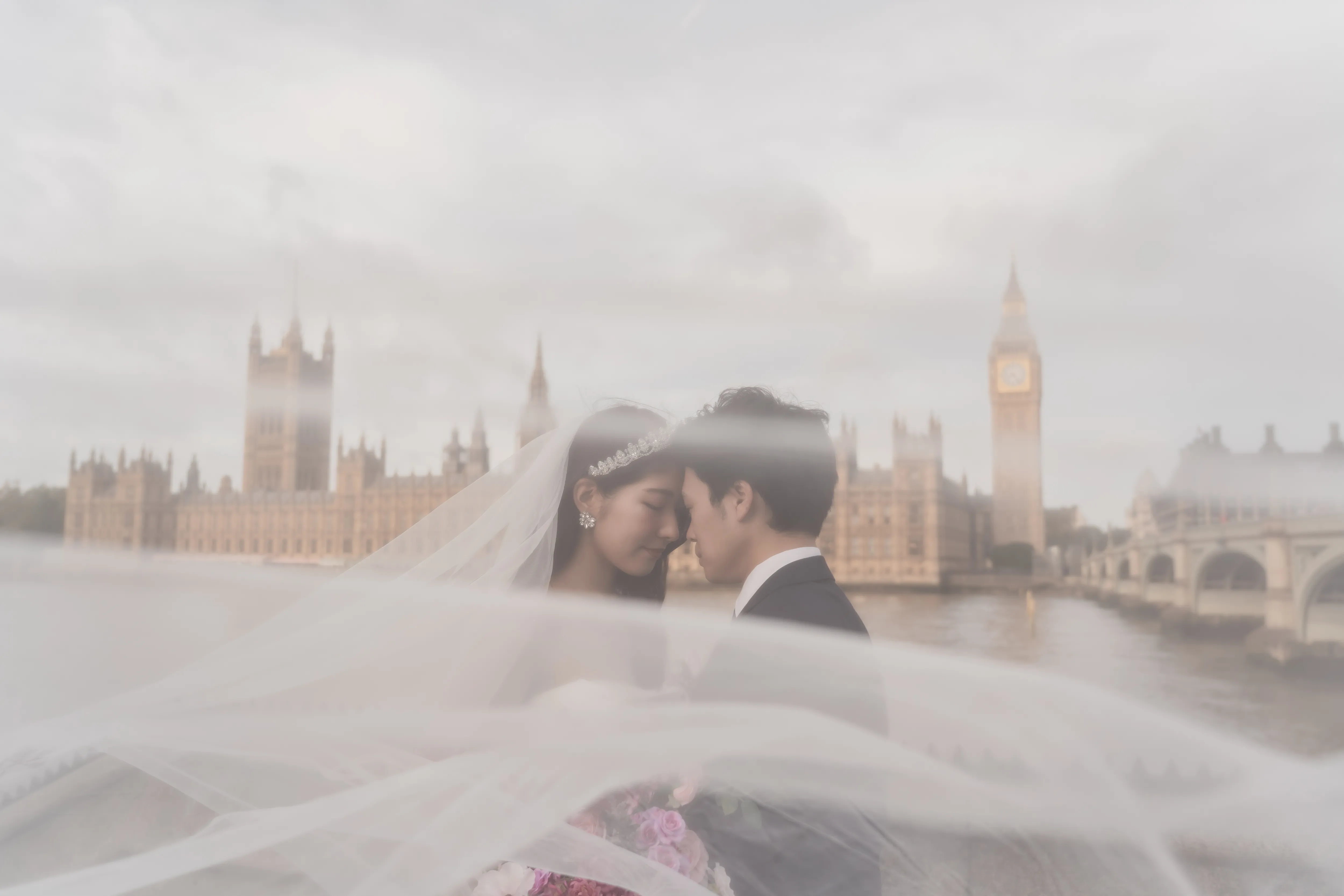 ロンドン 前撮り ウエディングフォト BigBen / ビッグベン 03
