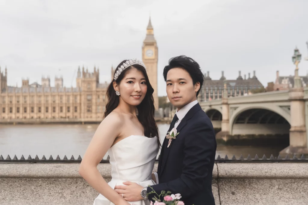 ロンドン 前撮り ウエディングフォト BigBen / ビッグベン 02