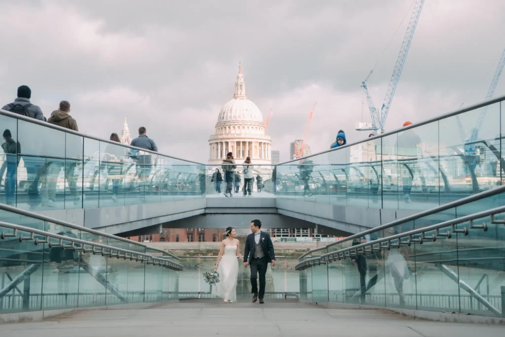 ロンドン 前撮り ウエディングフォト St Paul's Cathedral / セントポール 11